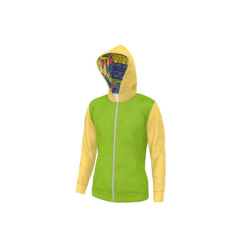 Suki Color Block Zip Polar Fleece Hoodie - Blissfully Brand