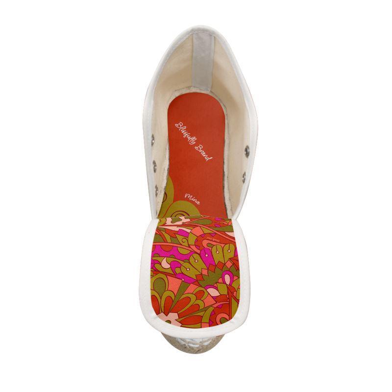 Mina Color Block Wedge Espadrilles - Blissfully Brand