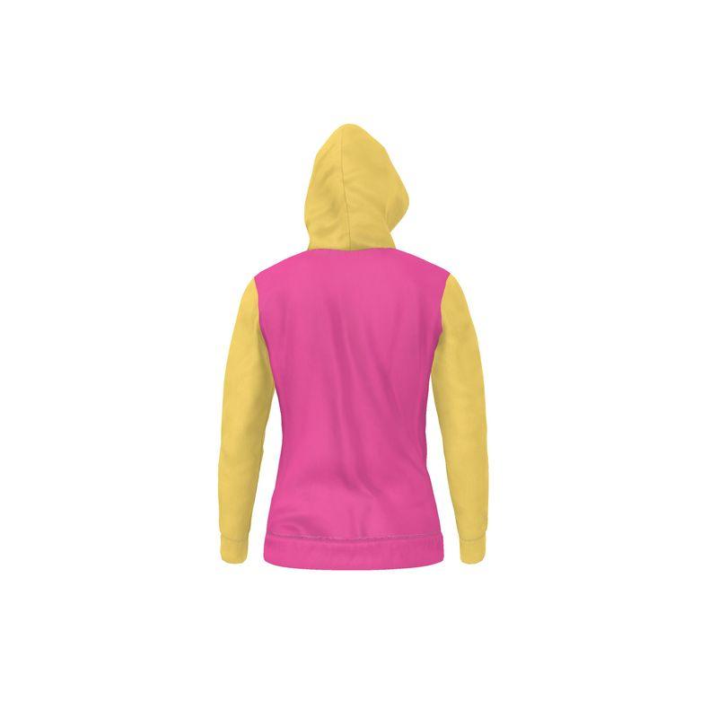 Pink cheap yellow hoodie