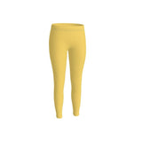 Suki Yellow LYCRA® Mid-Rise Leggings - Blissfully Brand