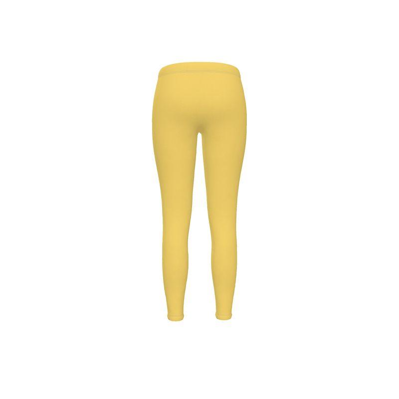 Suki Yellow LYCRA® Mid-Rise Leggings - Blissfully Brand