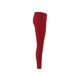 Unia Deep Red LYCRA® Mid-Rise Leggings - Blissfully Brand