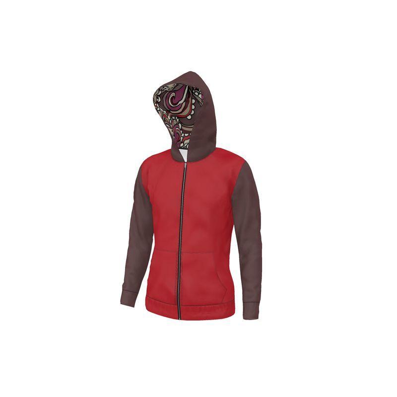 Unia Color Block Zip Polar Fleece Hoodie - Blissfully Brand