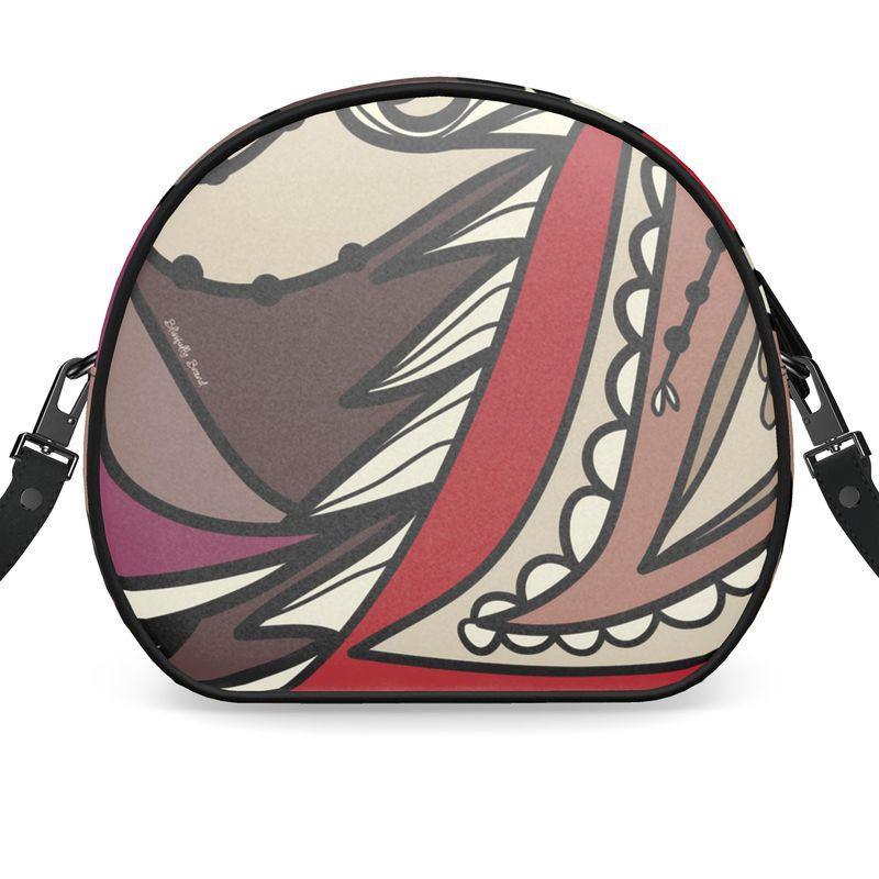 Unia Leather Crossbody Circle Bag - Blissfully Brand