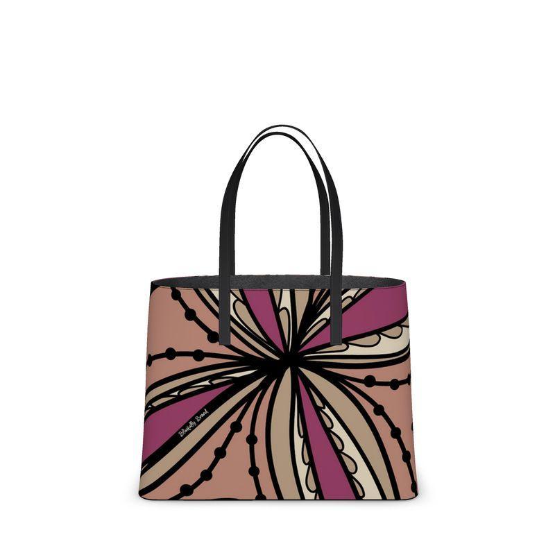 Unia Large Leather Tote Bag - Blissfully Brand
