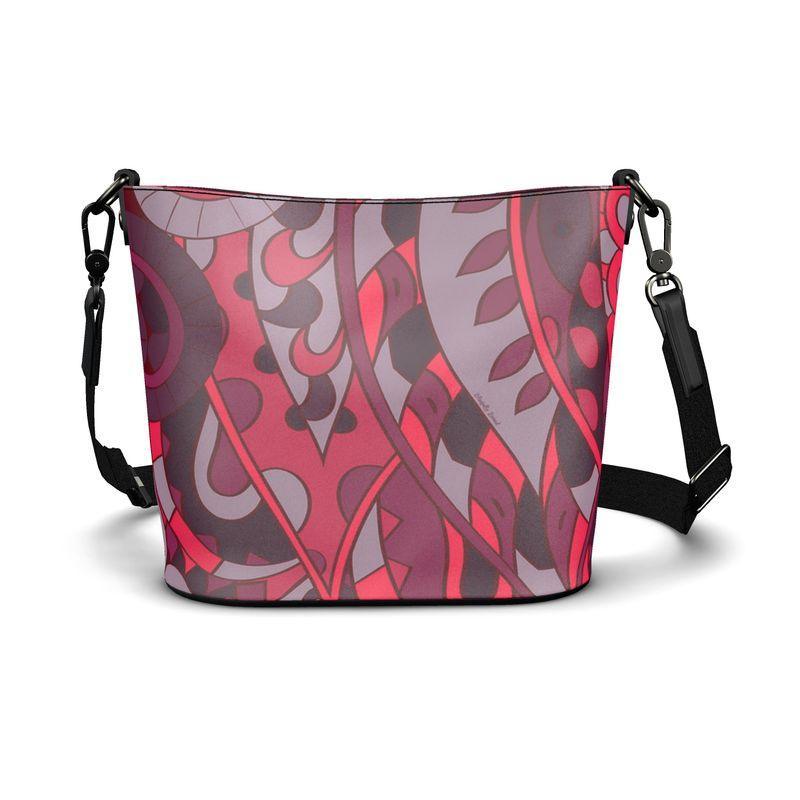 Pena Large Leather Bucket Tote - Blissfully Brand