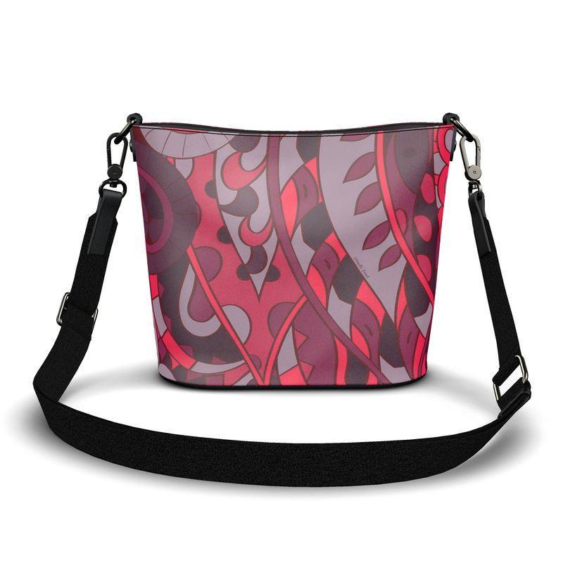 Pena Large Leather Bucket Tote - Blissfully Brand