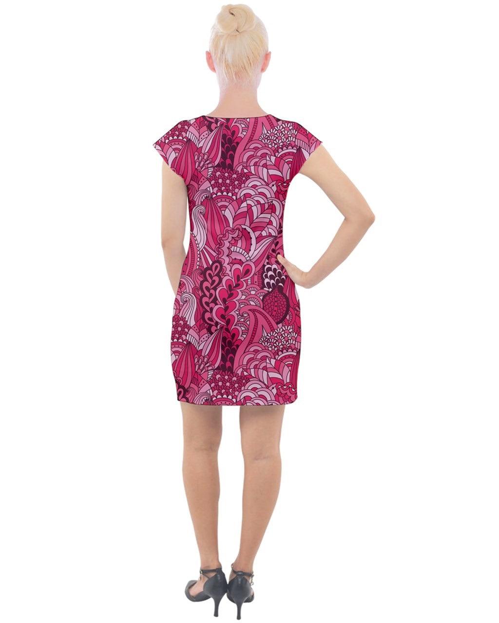 Loa Cap Sleeve Bodycon Dress - Blissfully Brand