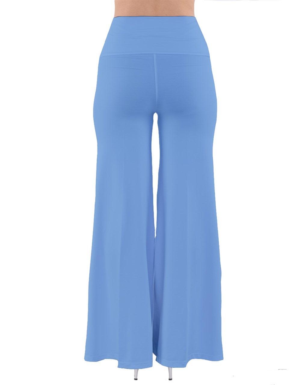 Lani Blue High Waisted Palazzo Pants - Blissfully Brand