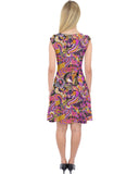 Ela Cap Sleeve Midi Dress - Blissfully Brand