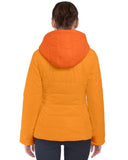 Mandra Color Block Puffer Hood Jacket - Blissfully Brand