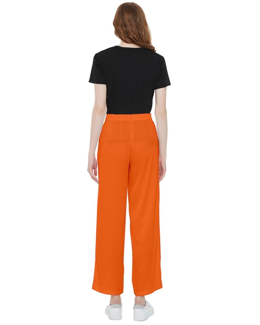 Mandra Orange Bootcut Pants - Blissfully Brand