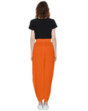 Mandra Orange Tapered Pants - Blissfully Brand