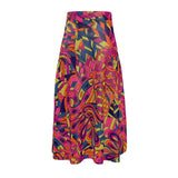 Lina Silk A-line Midi Skirt - Blissfully Brand