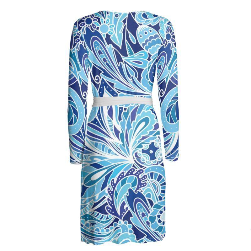 Aqui Wrap Dress - Blissfully Brand