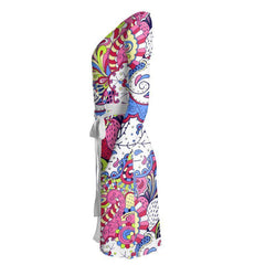 Sechia Wrap Dress - Blissfully Brand