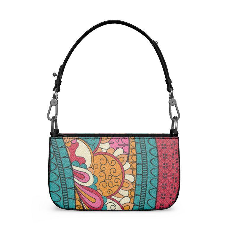 Taki Small Leather Box Bag - Blissfully Brand