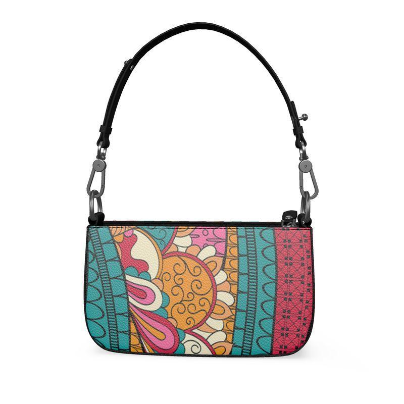 Taki Small Leather Box Bag - Blissfully Brand