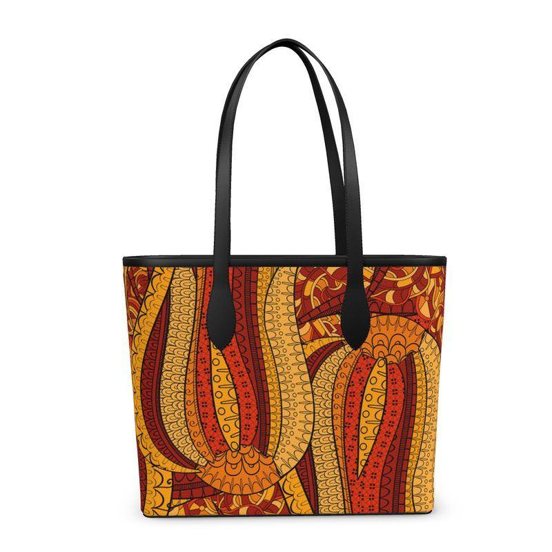 Ame Leather Shopper Tote - Blissfully Brand