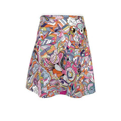 Kyuka Knee Length Skater Skirt - Blissfully Brand