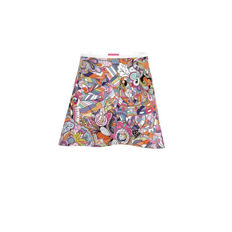 Kyuka Mini Skater Skirt - Blissfully Brand