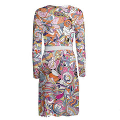 Kyuka Wrap Dress - Blissfully Brand