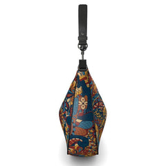 Kuri Leather Curved Hobo Bag - Blissfully Brand