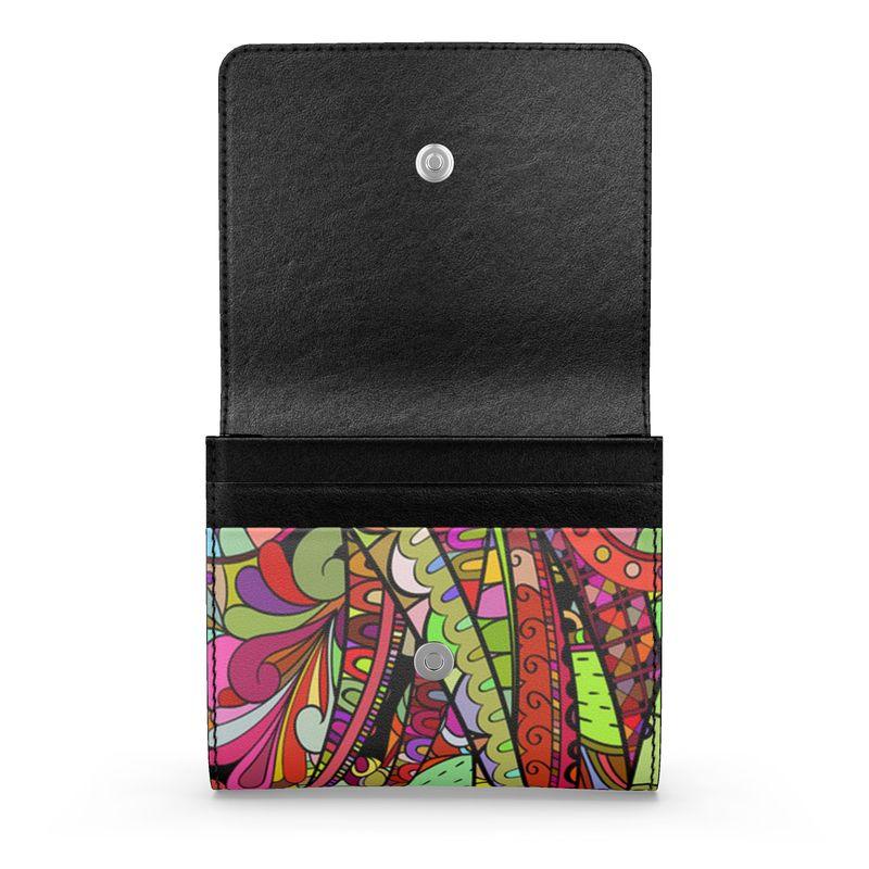 Betsu Leather Fold Over Wallet - Blissfully Brand