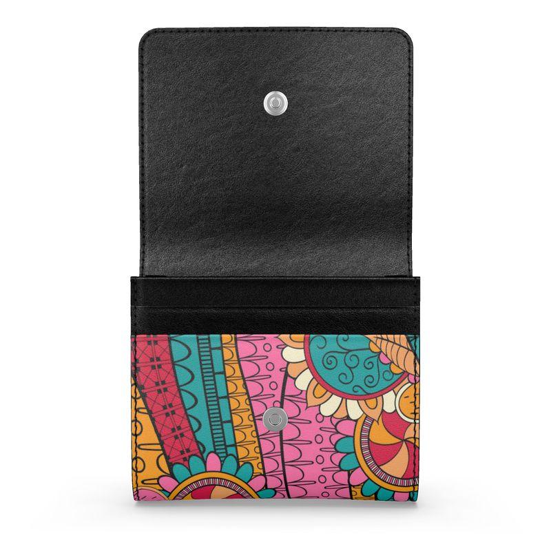 Taki Leather Fold Over Wallet - Blissfully Brand
