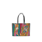 Taki Satin & Leather Handbag - Blissfully Brand