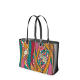 Taki Satin & Leather Handbag - Blissfully Brand