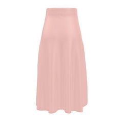 Amai Pink Silk A-line Midi Skirt - Blissfully Brand
