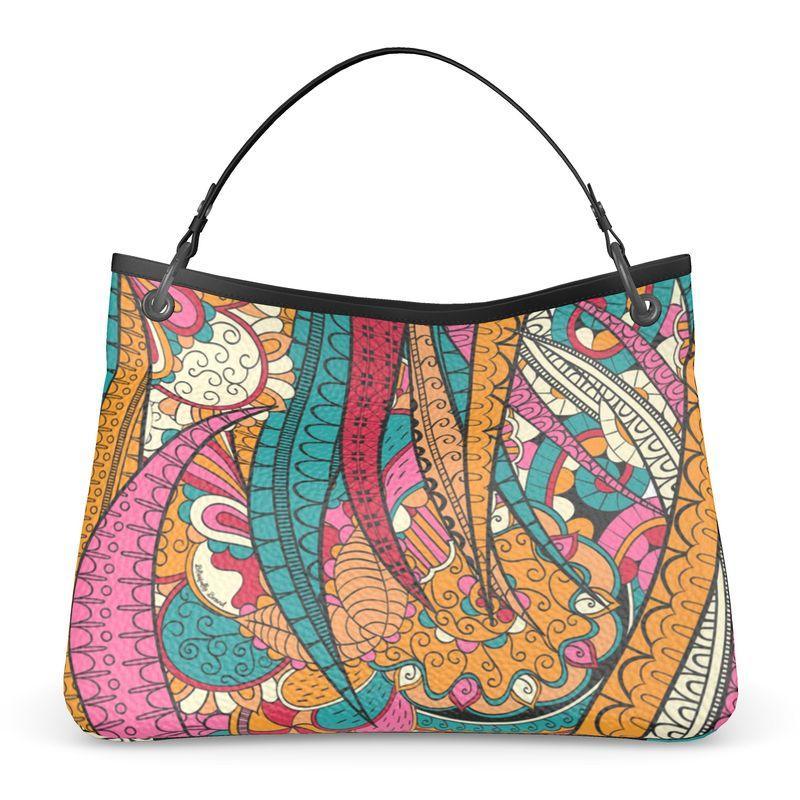 Taki Leather Slouch Bag - Blissfully Brand