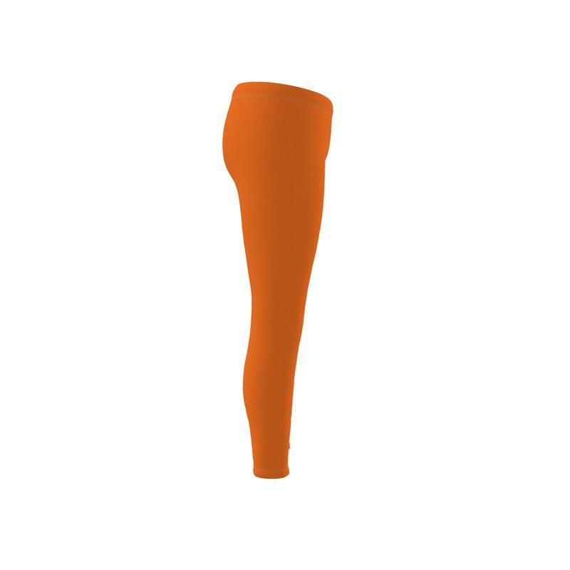 Amai Orange LYCRA® Mid-Rise Leggings - Blissfully Brand