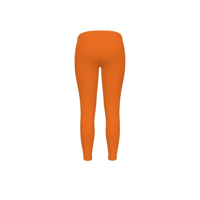 Amai Orange LYCRA® Mid-Rise Leggings - Blissfully Brand