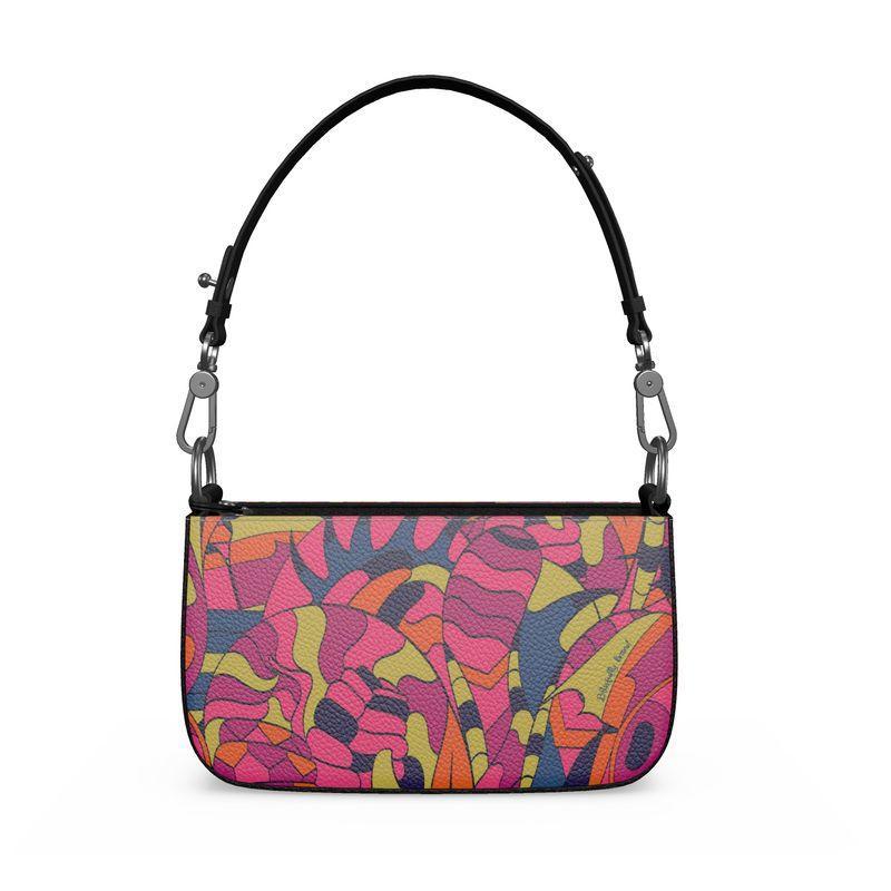 Lina Small Leather Box Bag - Blissfully Brand