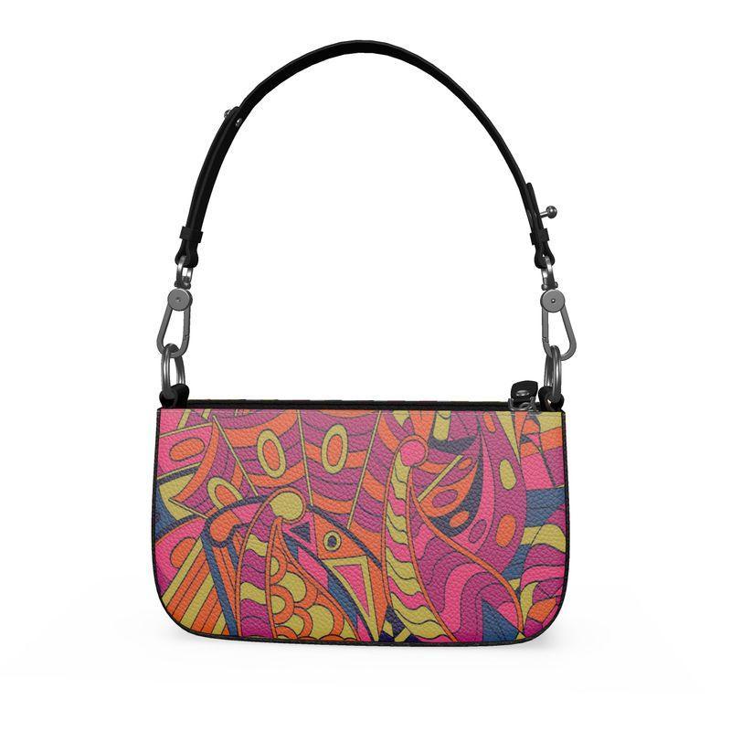 Lina Small Leather Box Bag - Blissfully Brand