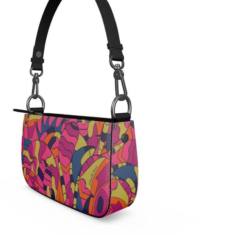 Lina Small Leather Box Bag - Blissfully Brand