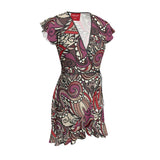 Unia Flounce Wrap Dress - Blissfully Brand