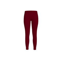 Deep Red Lycra Spandex Midrise Full Stretch Leggings - Workout Performance - Casual - Handmade in England - Plus Size