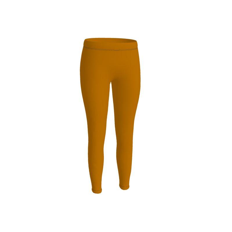 Renai Indochine Orange LYCRA® Mid-Rise Leggings - Blissfully Brand