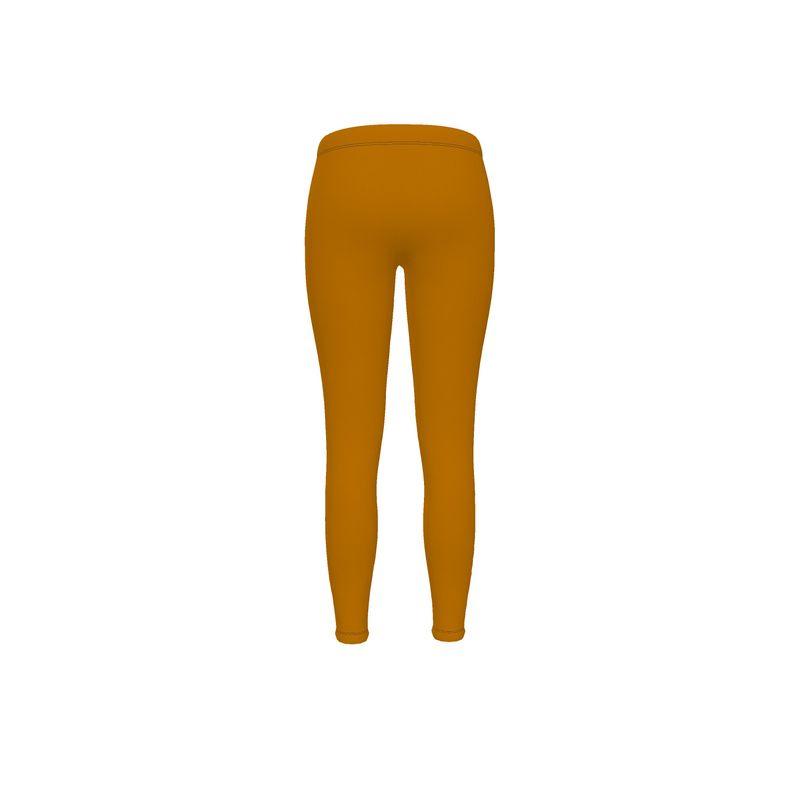 Renai Indochine Orange LYCRA® Mid-Rise Leggings - Blissfully Brand