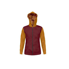 Renai Color Block Zip Polar Fleece Hoodie - Blissfully Brand