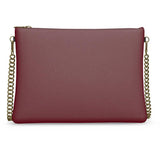 Renai Venetian Red Crossbody Leather Chain Bag - Blissfully Brand