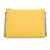Decora Sunglow Yellow Crossbody Leather Chain Bag - Blissfully Brand