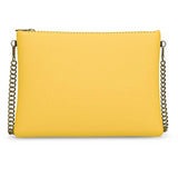 Decora Sunglow Yellow Crossbody Leather Chain Bag - Blissfully Brand