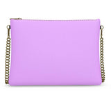 Imi Mauve Violet Crossbody Leather Chain Bag - Blissfully Brand