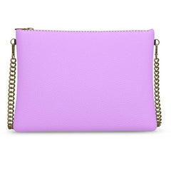 Imi Mauve Violet Crossbody Leather Chain Bag - Blissfully Brand