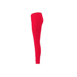 Decora Torch Red LYCRA® Mid-Rise Leggings - Blissfully Brand