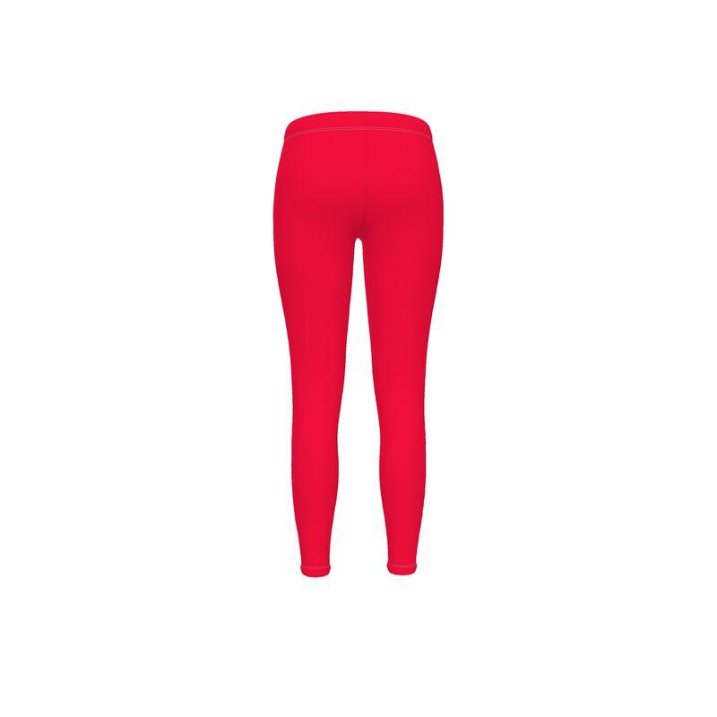 Decora Torch Red LYCRA® Mid-Rise Leggings - Blissfully Brand